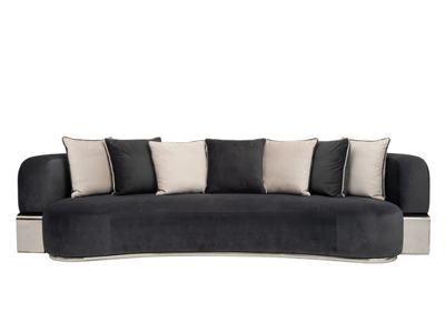 KAILAS - 3 seater fabric sofa _ ZEBRANO