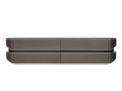 KAILAS - Low TV cabinet with drawers _ ZEBRANO
