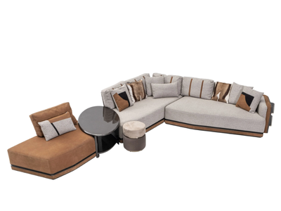 MEDUSA - Corner fabric sofa _ ZEBRANO