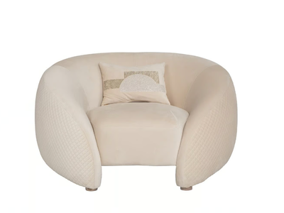 PHASELIS - Fabric armchair with armrests _ ZEBRANO