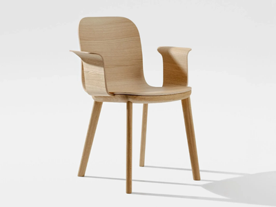 AEON - Wooden chair with armrests _ ZEITRAUM