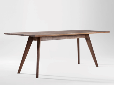 CENA - Rectangular solid wood dining table _ ZEITRAUM