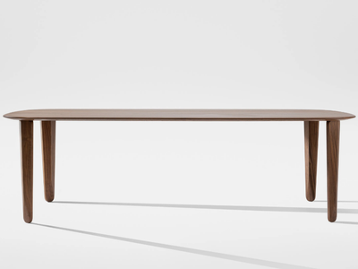 KUYU DINE - Oval solid wood dining table _ ZEITRAUM