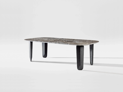 KUYU - Rectangular marble coffee table _ ZEITRAUM