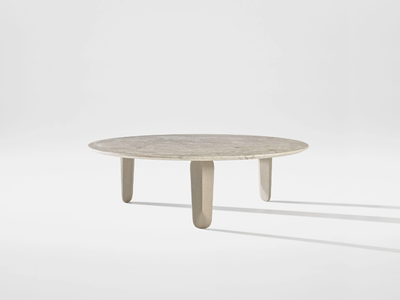 KUYU - Round marble coffee table _ ZEITRAUM