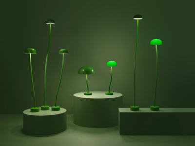CURVE - LED metal floor lamp _ Zero