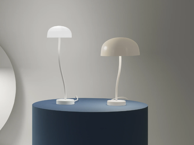 CURVE - LED metal table lamp _ Zero
