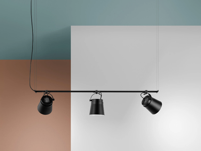 GINZA - HORIZONTAL - LED aluminium pendant lamp _ Zero
