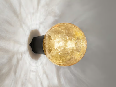 SHIBUYA - Glass and aluminium wall light _ Zero