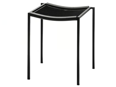 SGABELLO BASSO - Low painted metal stool _ Zeus