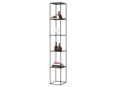 SLIM IRONY COLUMN - Painted metal shelving unit _ Zeus