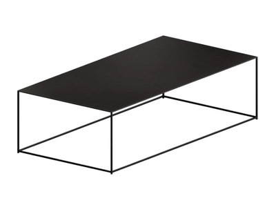 SLIM IRONY - Low rectangular plate coffee table _ Zeus