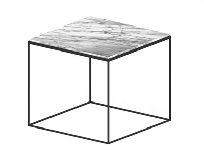 SLIM MARBLE - Square Carrara marble coffee table _ Zeus