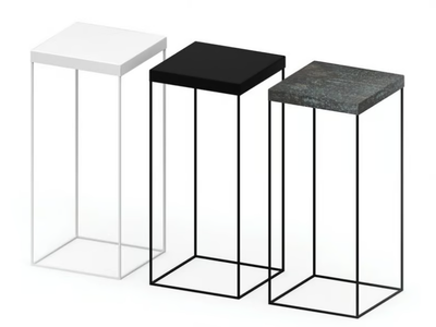 SLIM UP - Painted metal pedestal _ Zeus