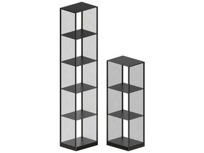 TRISTANO COLUMN - Freestanding epoxy paint steel bookcase _ Zeus