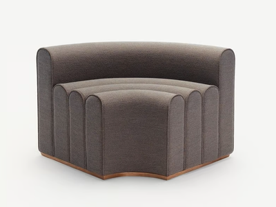 ARKAD - Modular fabric bench seating with back _ Zilio A&C