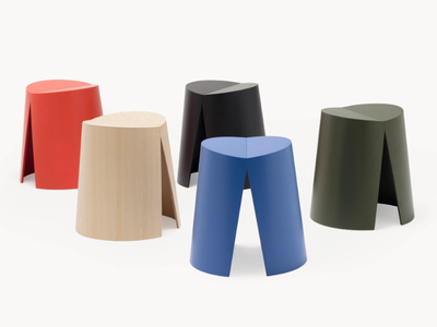 AX - Stackable ash stool _ Zilio A&C