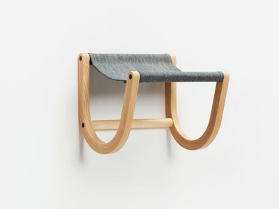 RENÉ - Wall-mounted ash Bicycle storage _ Zilio A&C