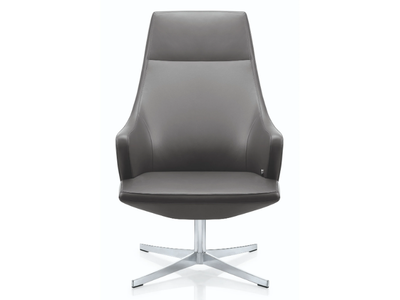 4+ RELAX - Relaxing leather armchair with armrests _ ZÜCO