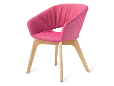 AVERIO XS - Upholstered fabric chair with armrests _ ZÜCO
