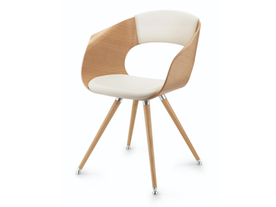 BONITO - Wooden chair with armrests _ ZÜCO