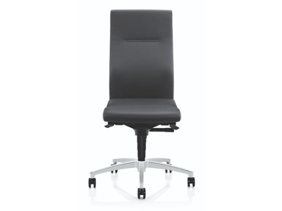 CUBO ADVANCED FLEX - Swivel height-adjustable upholstered leather office chair _ ZÜCO