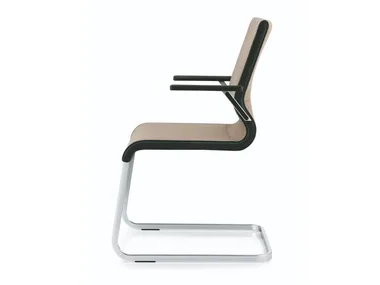 LACINTA COMFORT LINE - Cantilever fabric training chair with armrests _ ZÜCO