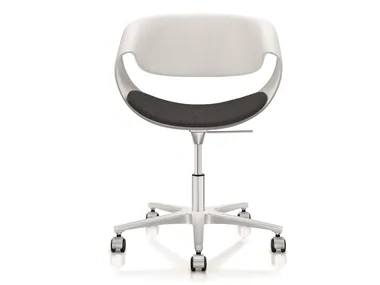 LITTLE PERILLO - Swivel plastic chair and aluminum base with wheels _ ZÜCO