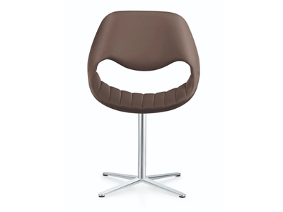 LITTLE PERILLO XS - Leather chair and 4-star aluminum base _ ZÜCO