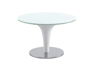 PERILLO - Round lacquered glass coffee table _ ZÜCO