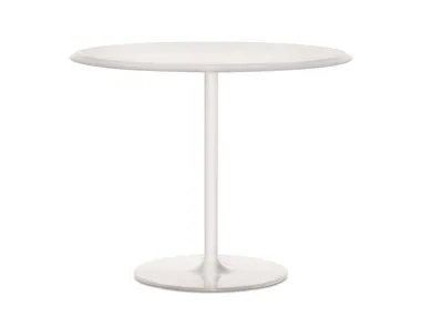 PERILLO TAVOLA - Round MDF table and painted steel base _ ZÜCO
