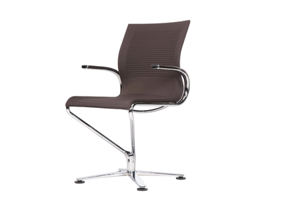 RIOLA - Fabric training chair with armrests _ ZÜCO