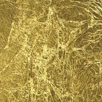 Gold coloured leaf