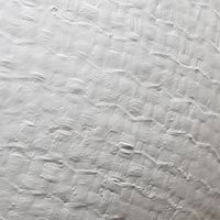 Hand painted white fiberglass