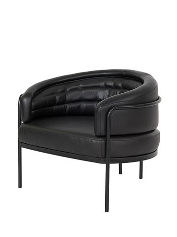 Amelie Club Chair Black Frame Fumee
