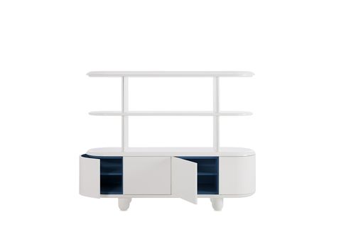 White / Blue