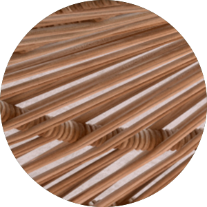 Brown Synthetic Fiber
