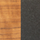 Teak w/lava grey aluminium