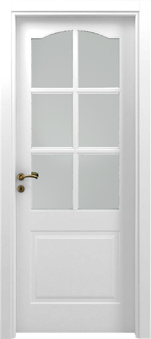 White lacquered